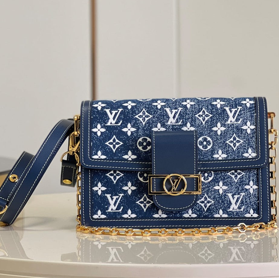 Louis Vuitton Dauphine MM Denim Bag M59631
