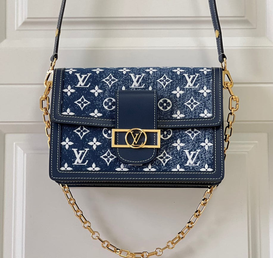 Louis Vuitton Dauphine MM Denim Bag M59631