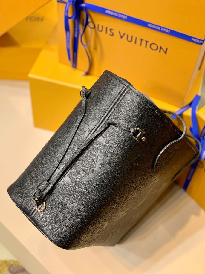 Louis Vuitton Neverfull MM Noir Empreinte Bag M45685