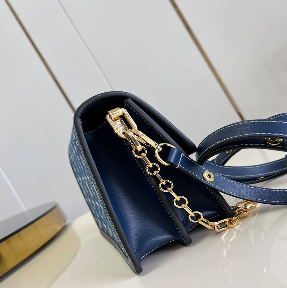 Louis Vuitton Dauphine MM Denim Bag M59631