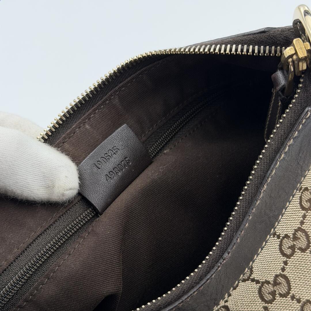 Gucci GG Canvas Abbey Brown Shoulder Bag