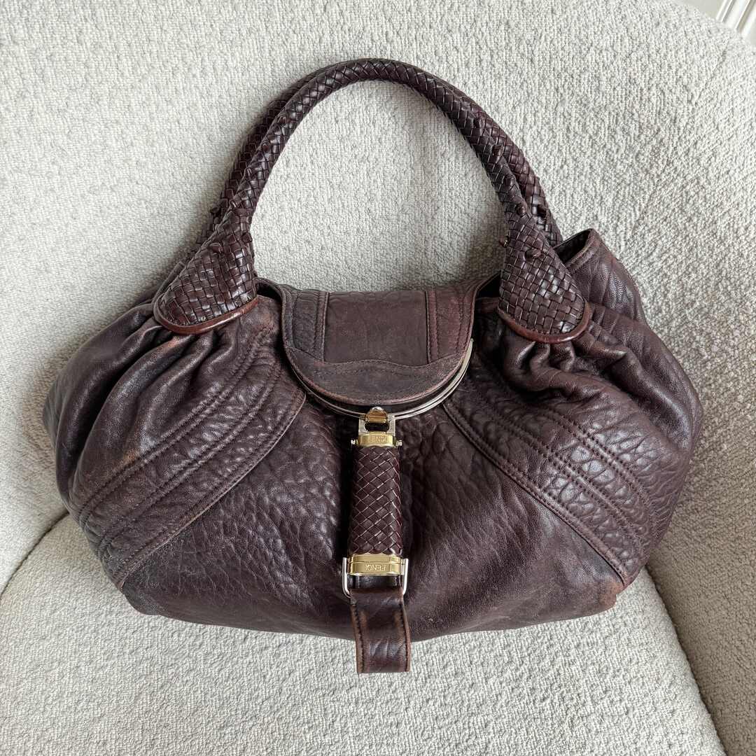 Fendi Spy Dark Brown Handbag