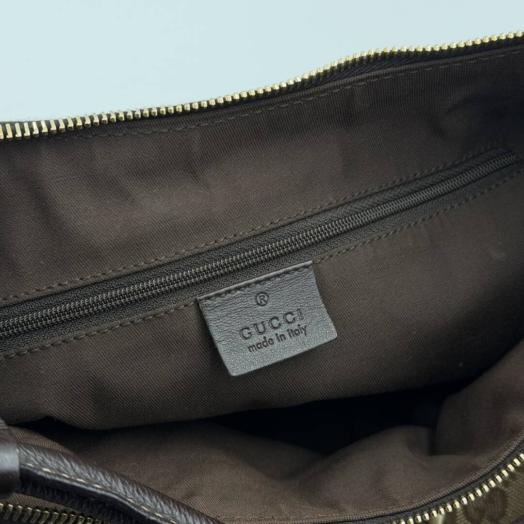 Gucci GG Canvas Abbey Brown Shoulder Bag