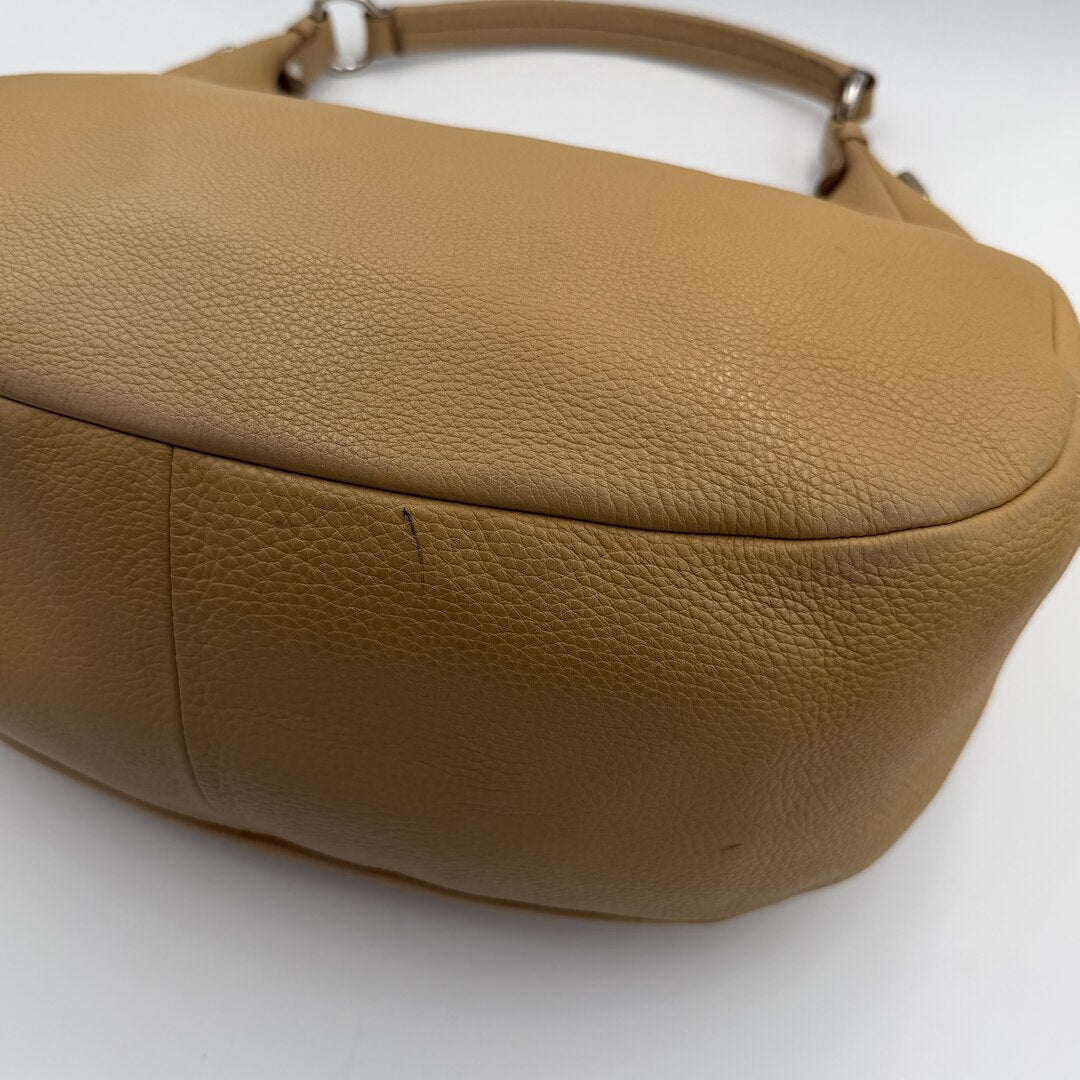 Prada Vitello Daino Camel Leather Shoulder Bag