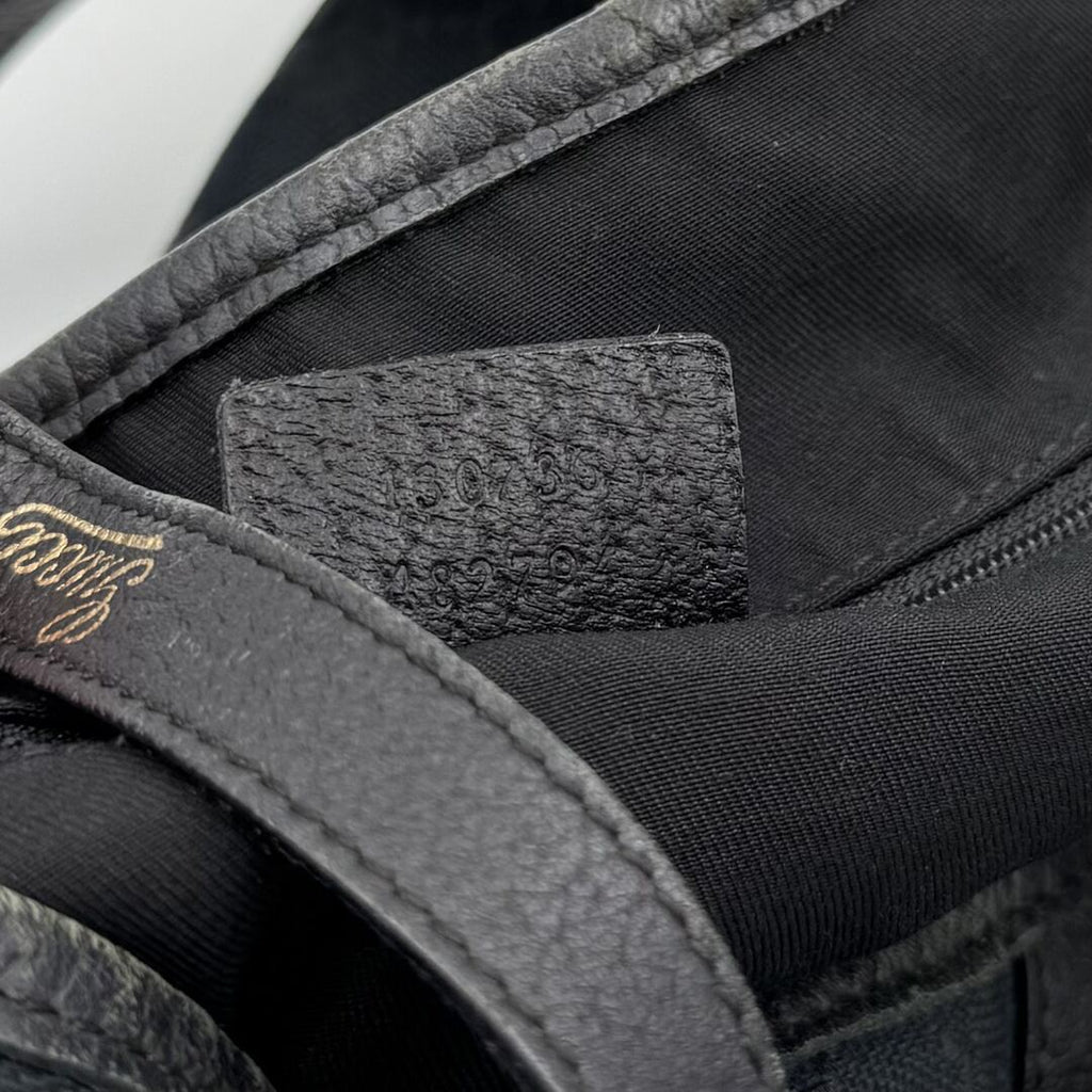 Gucci GG Canvas Abbey Black Tote Bag