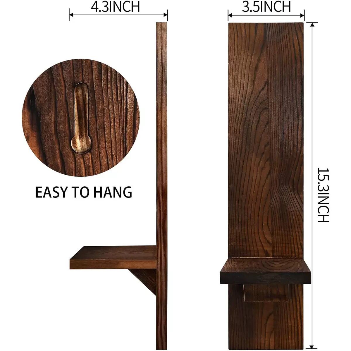 LUMO- Vägghållare till ljus eller vas